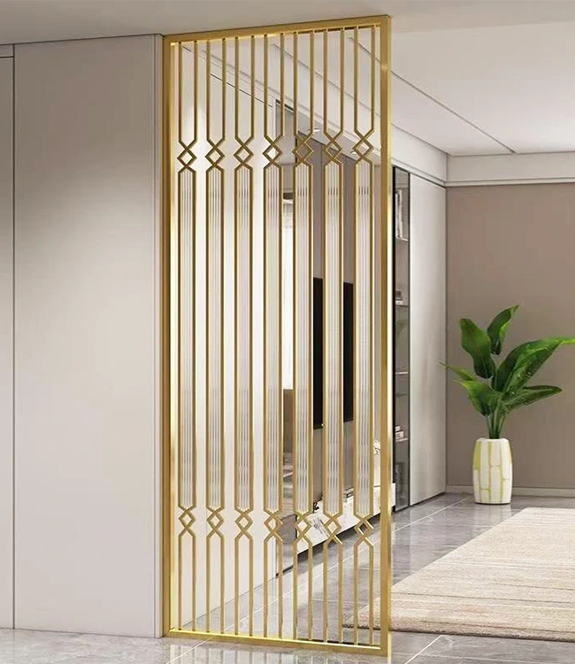 Modern Simple Design Aluminum Carved Partition Screen